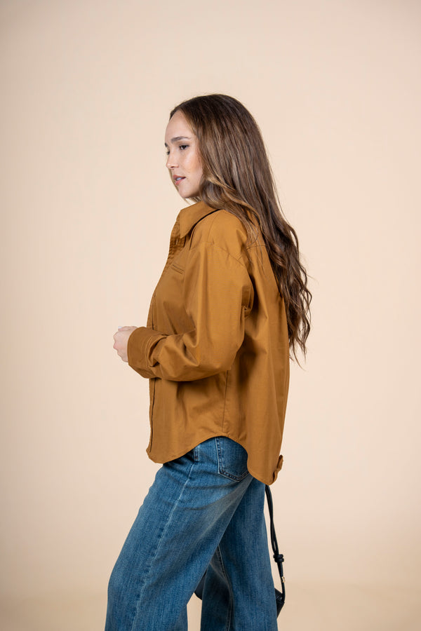 Camisa Parisienne marrón